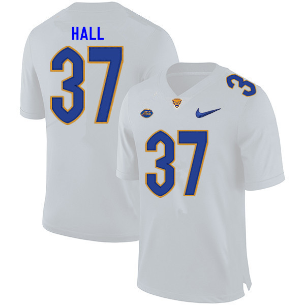 Men #37 Stephon Hall Pitt Panthers College Football Jerseys Sale-White